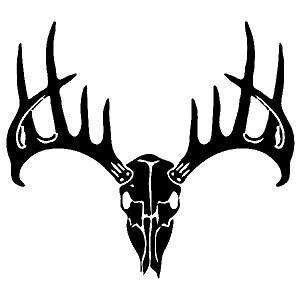 Deer Skull Vinyl Decal 