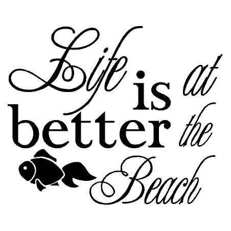 Onwijs Life is better at the beach Vinyl Decal Sticker – Country Boy LZ-39
