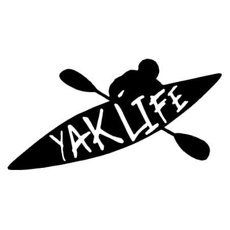 BALANCE YOUR LIFE Kayaking Exterior Decal Sticker 